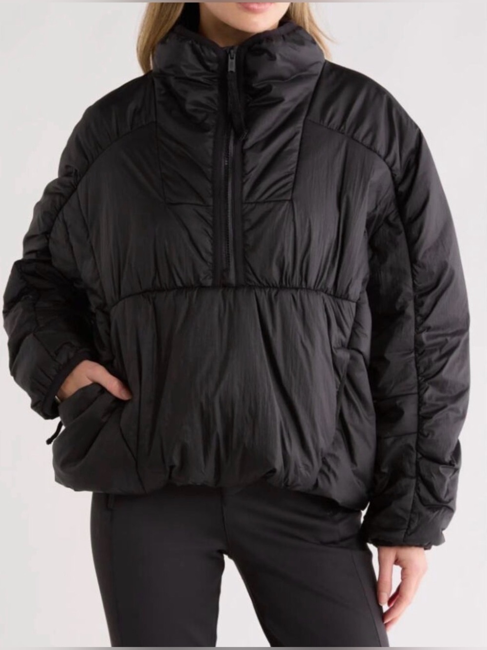Free People Movement Layer Up
Liner Puffer Pullover Jacket size M